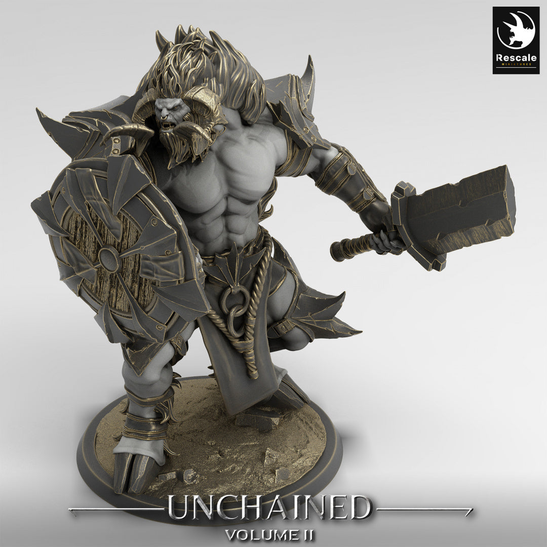 Minotaur - aus der Reihe Unchained II. von Rescale Miniatures