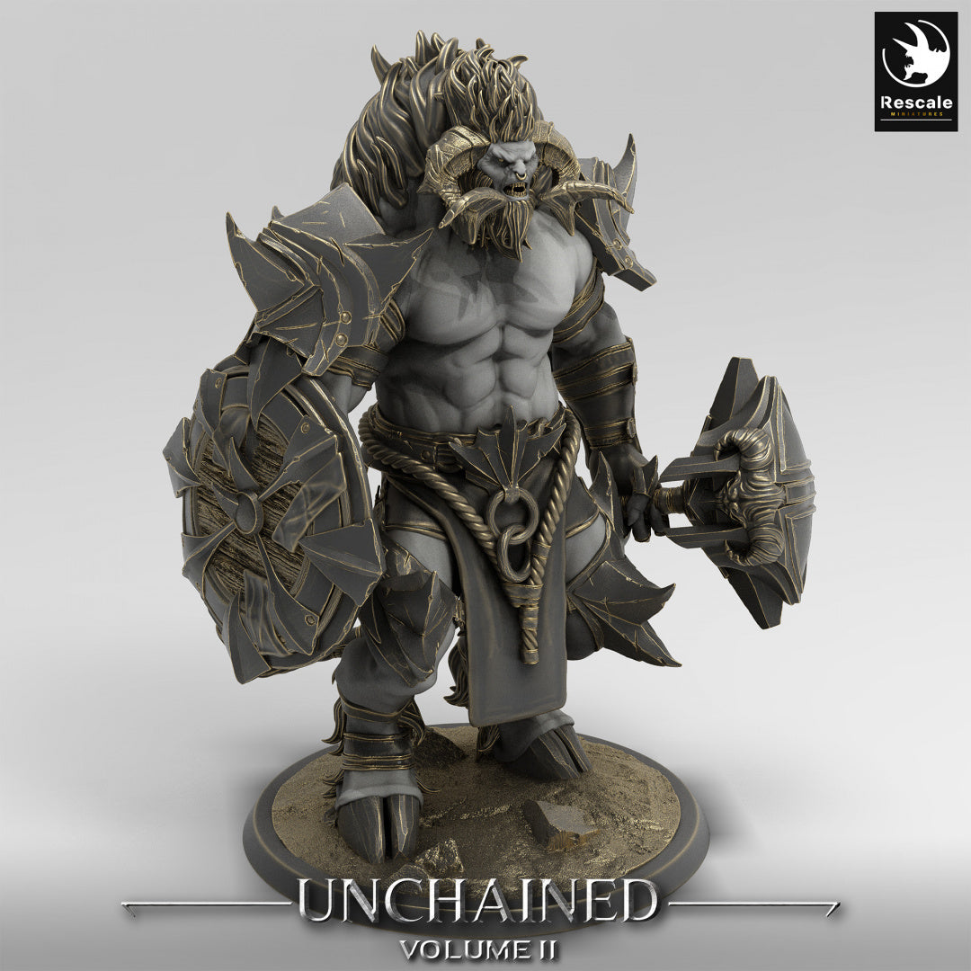 Minotaur - aus der Reihe Unchained II. von Rescale Miniatures