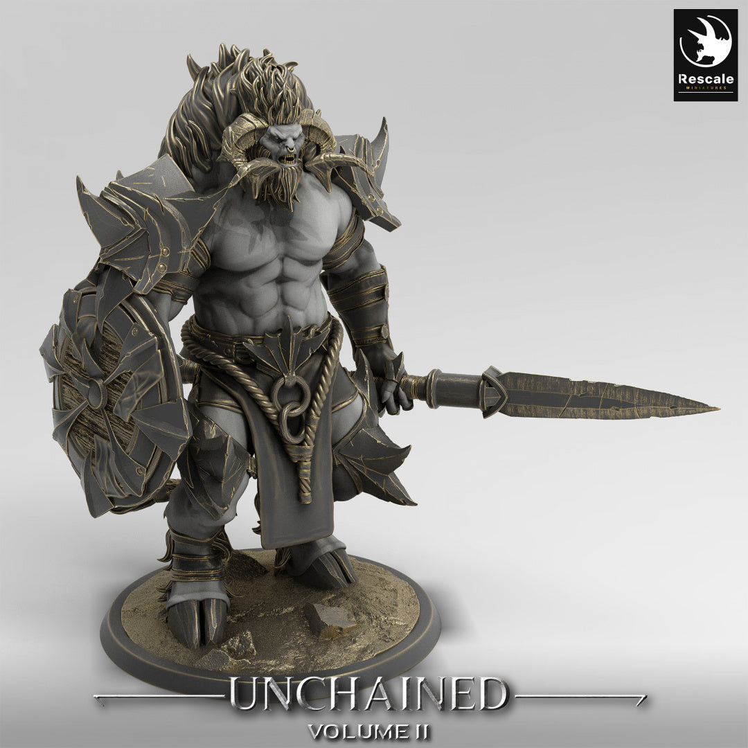 Minotaur - aus der Reihe Unchained II. von Rescale Miniatures
