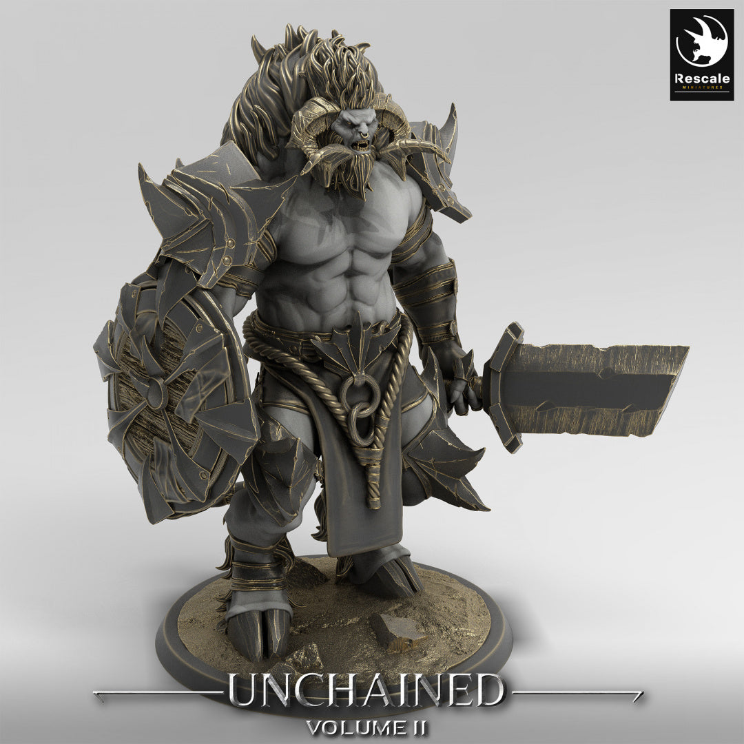 Minotaur - aus der Reihe Unchained II. von Rescale Miniatures