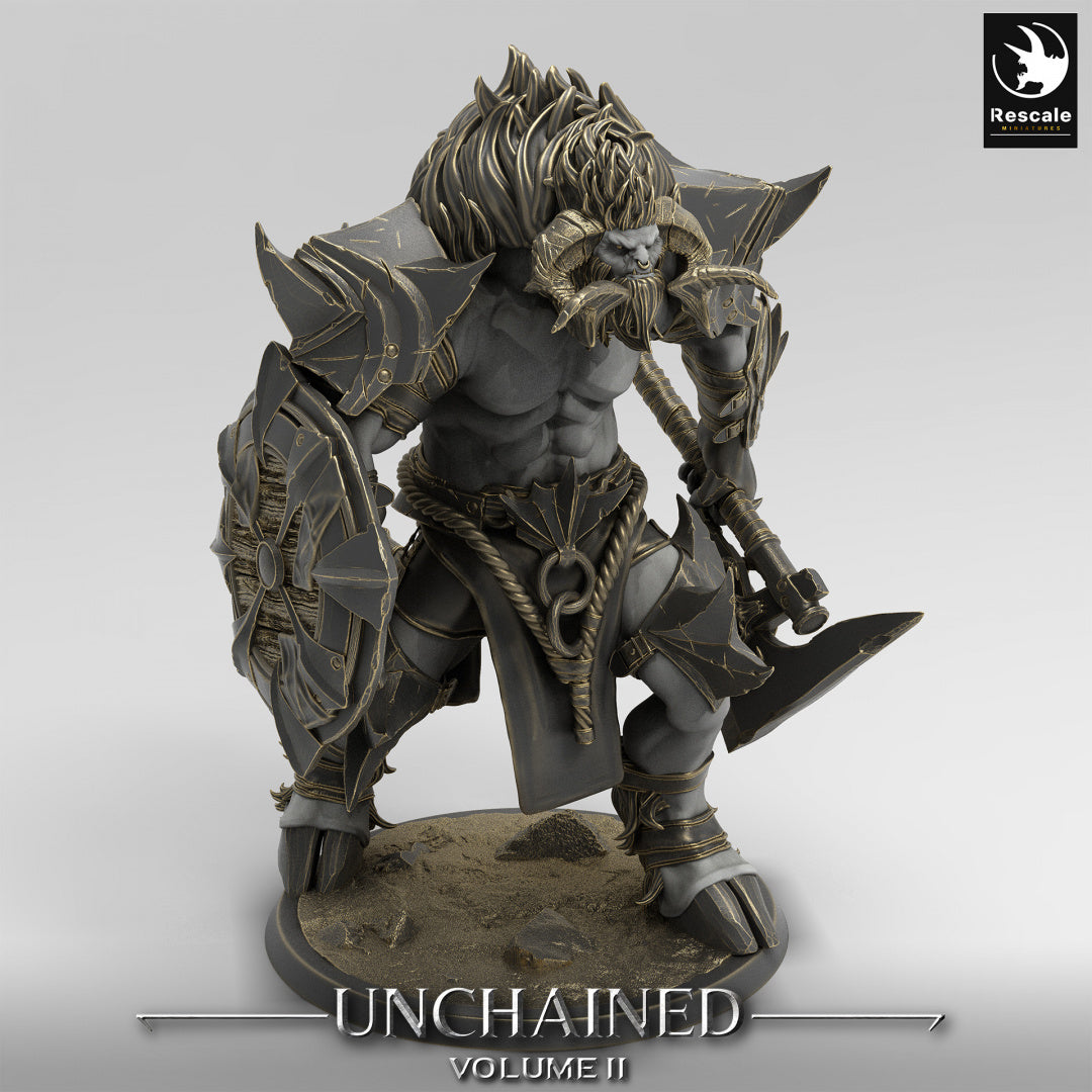 Minotaur - aus der Reihe Unchained II. von Rescale Miniatures