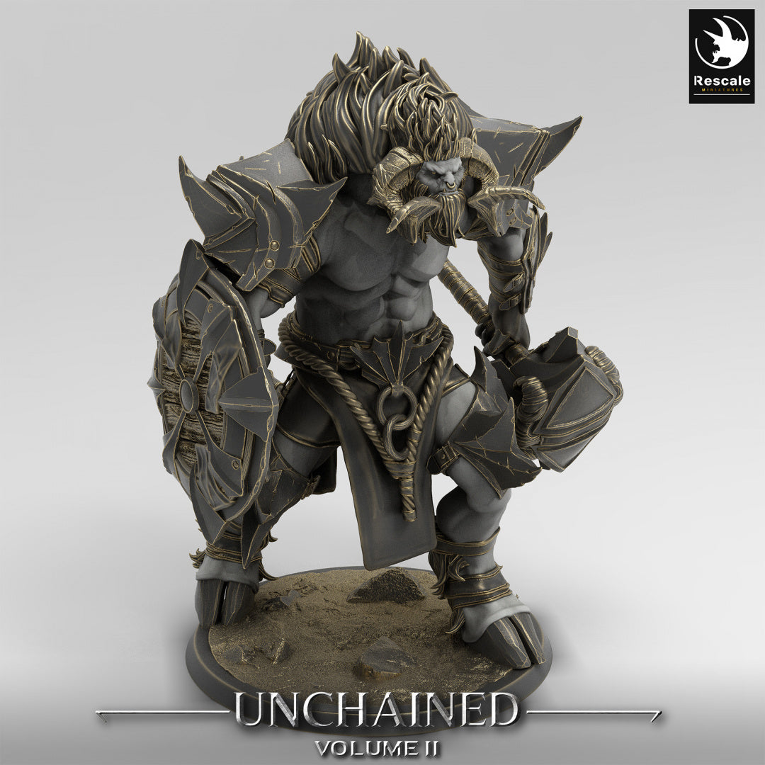 Minotaur - aus der Reihe Unchained II. von Rescale Miniatures