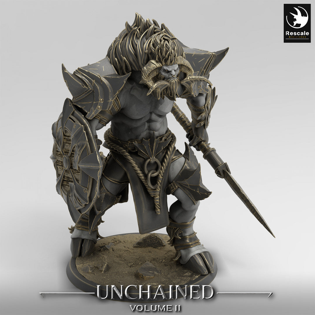 Minotaur - aus der Reihe Unchained II. von Rescale Miniatures