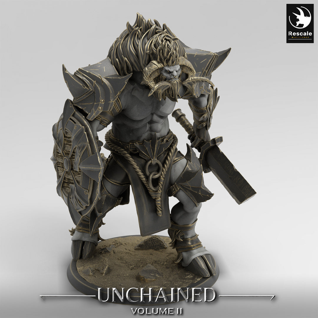 Minotaur - aus der Reihe Unchained II. von Rescale Miniatures
