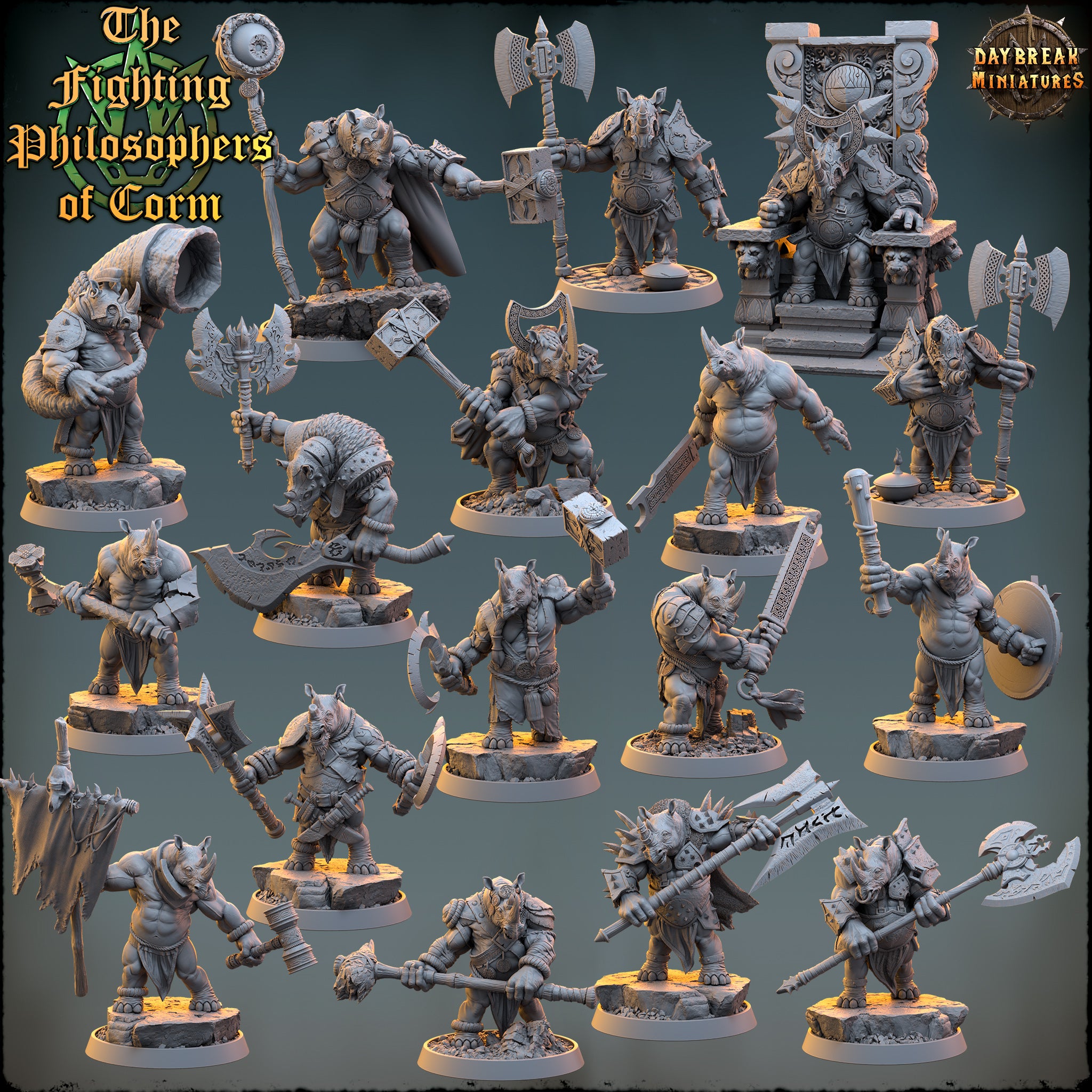 Orcs - de la série Frostbane Legion de Daybreak Miniatures