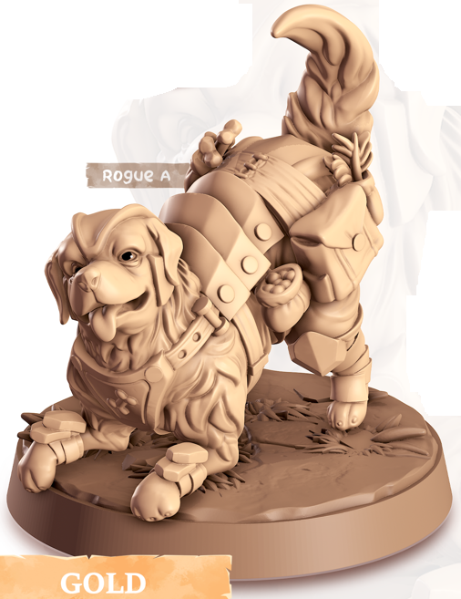 Golden Retriever - Dogs - Gold - Animal Companions by Cornelia - Cast n Play