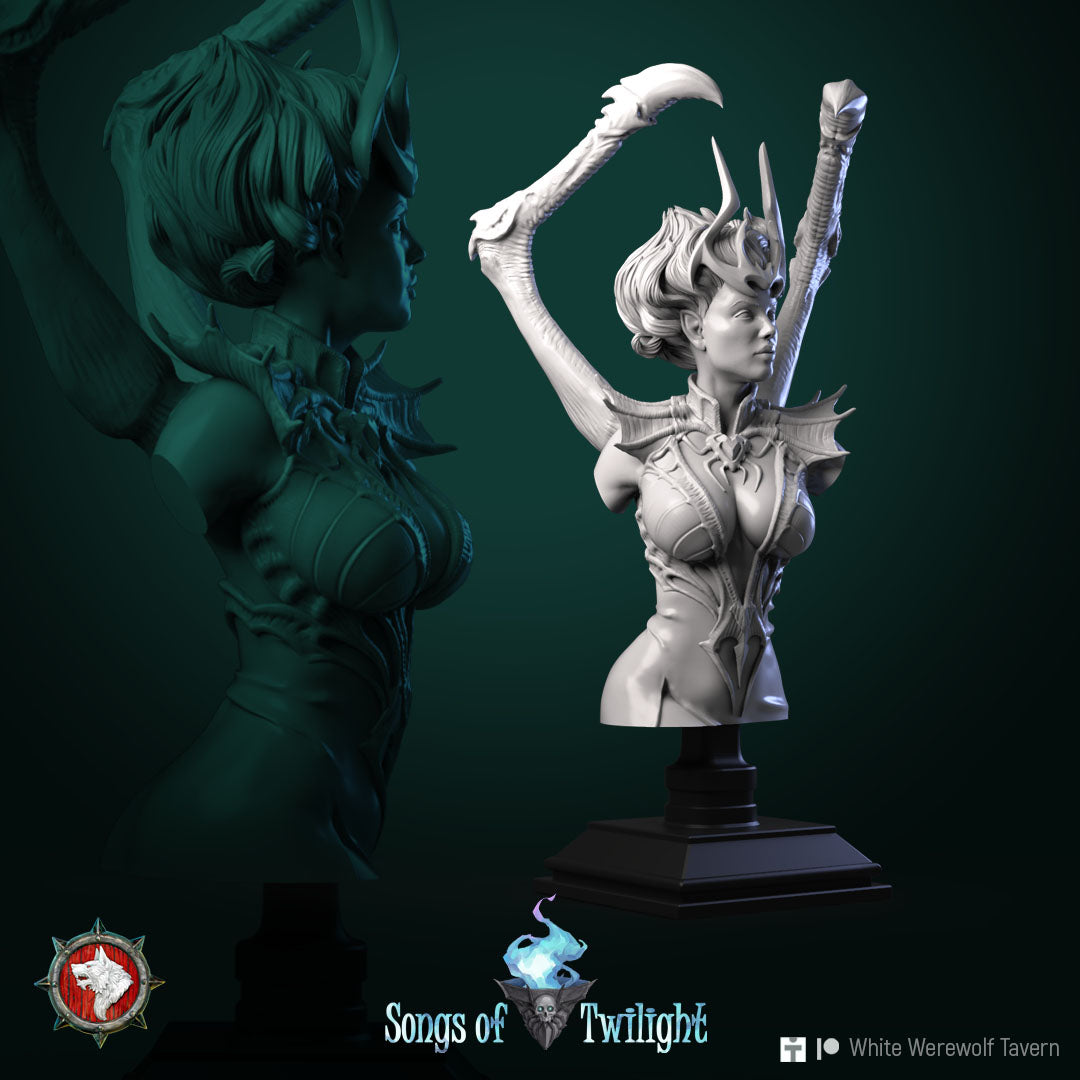 Spider Goddess Lerath - Bust aus der Reihe Songs of Twilight von White Werewolf Tavern