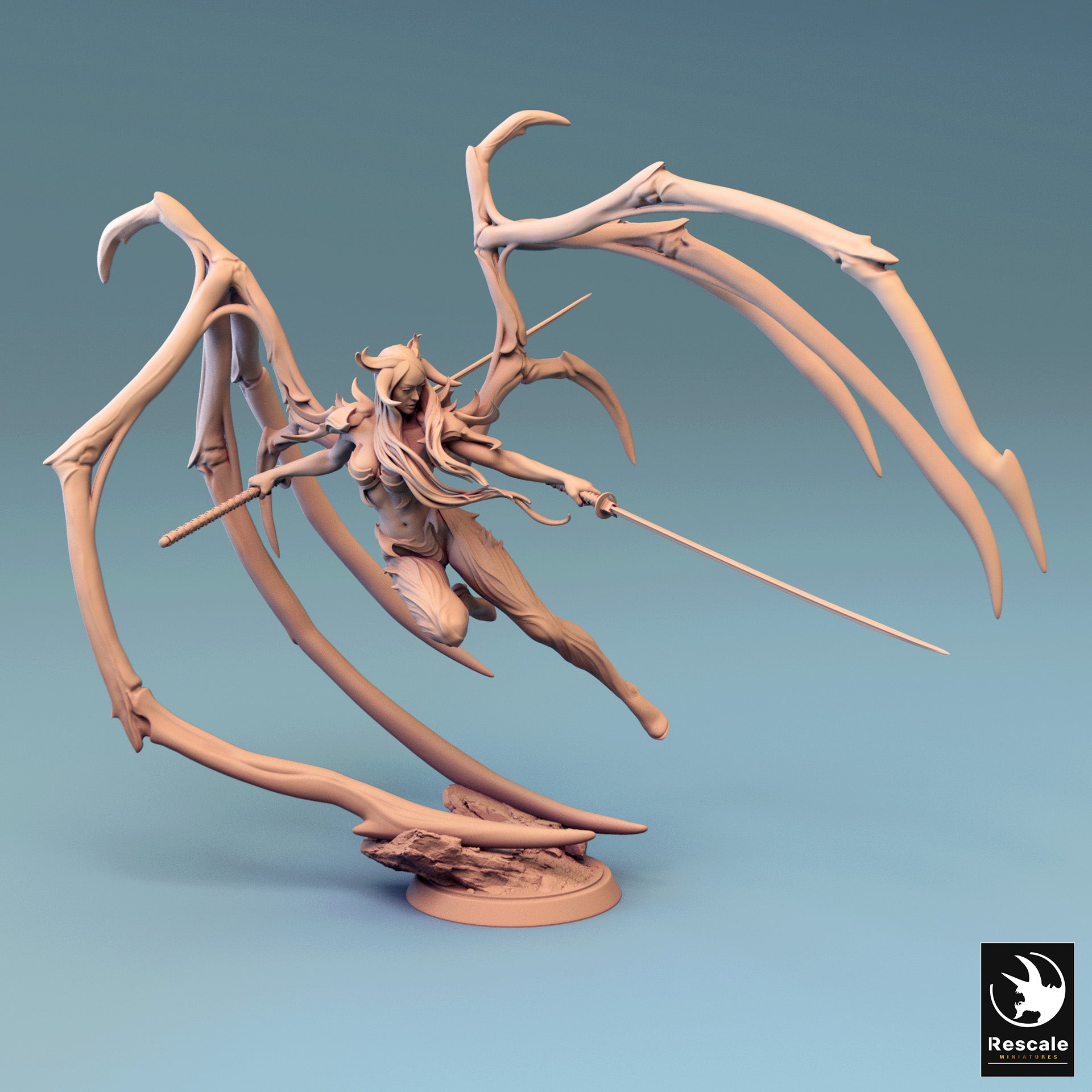 Succubus Fighter - Rescale Miniatures