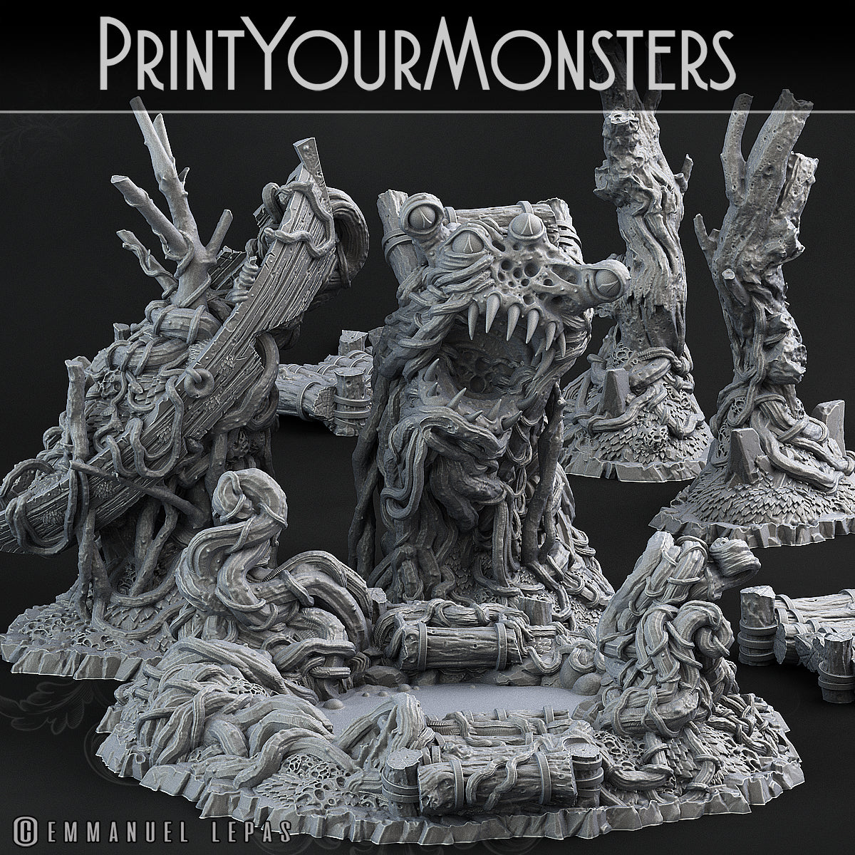 Tree - Swamp Creature Pack - Print Your Monsters
