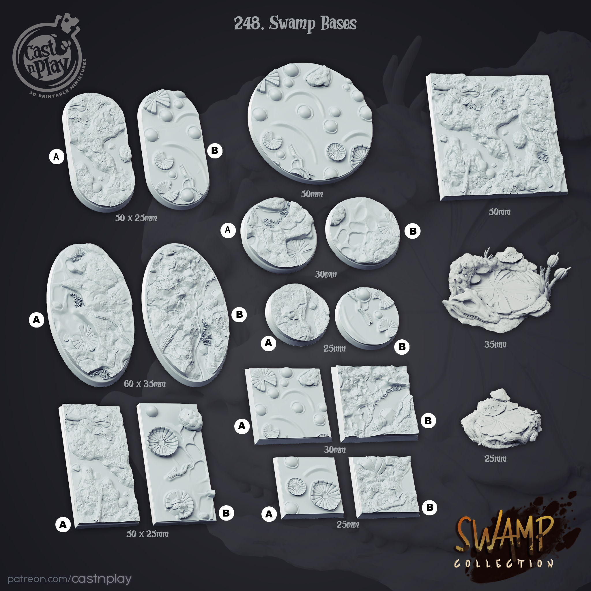 Bard Bases - from the series The Ballad of the Rat Plague by Cast n Play