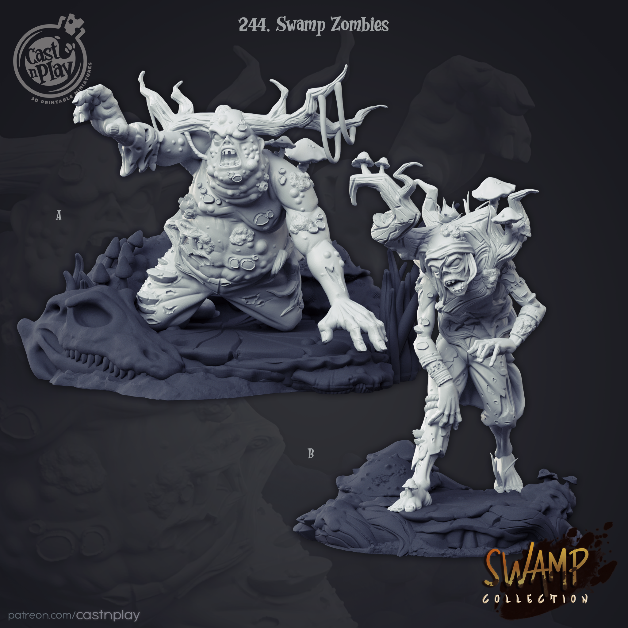 Swamp Zombies - aus der Reihe Swamp von Cast n Play
