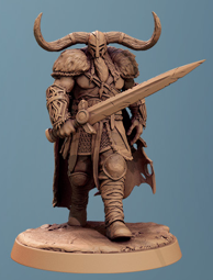 Vargir Rider - aus der Reihe Frostborne Doom von Rescale Miniatures