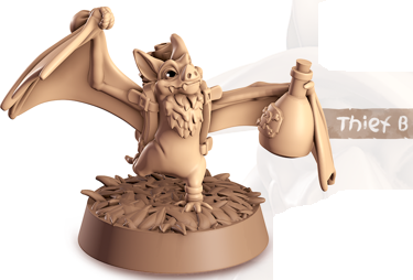 Bat - Flyers - Vatt - Animal Companions by Cornelia - Cast n Play