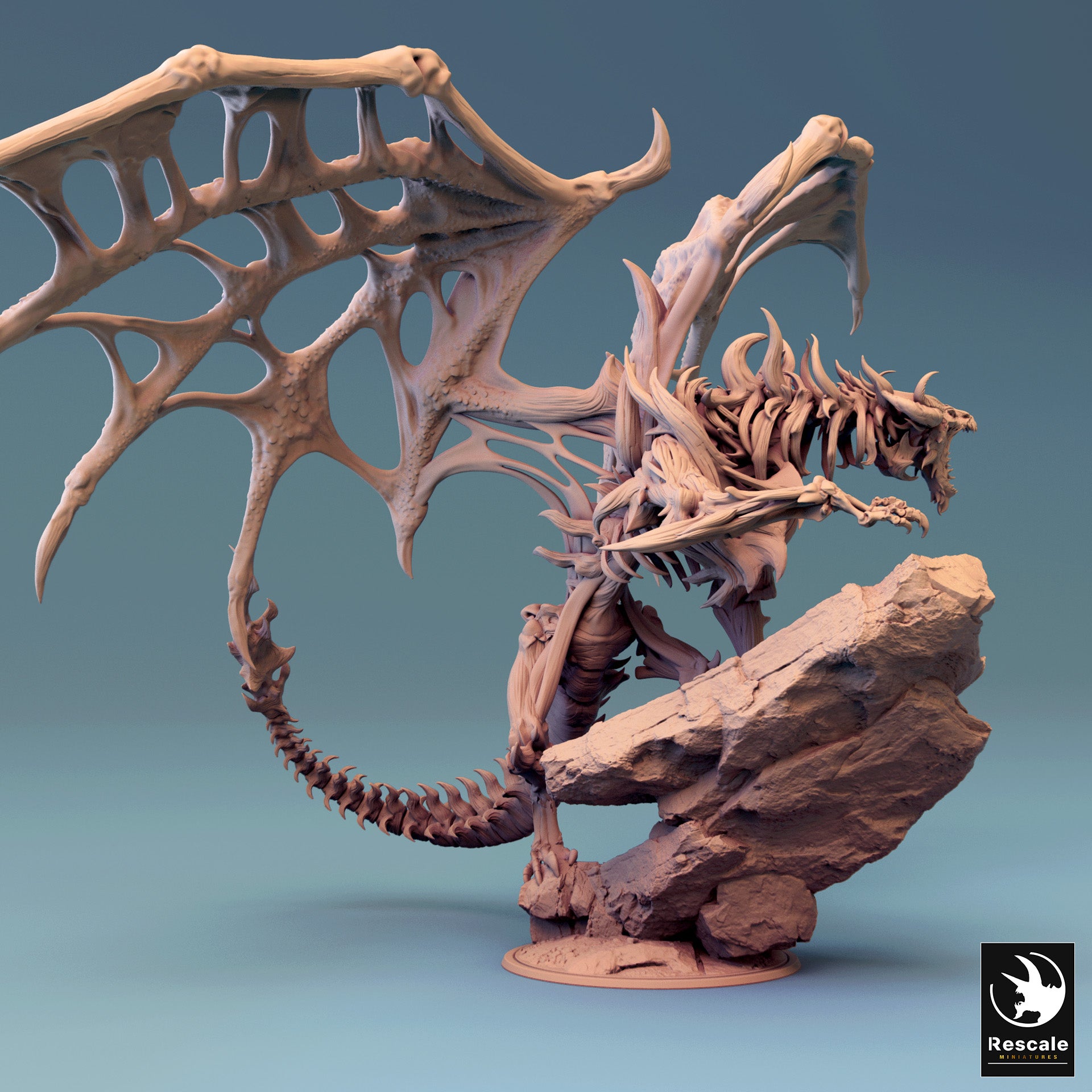 Undead Dragon - von Rescale Miniatures