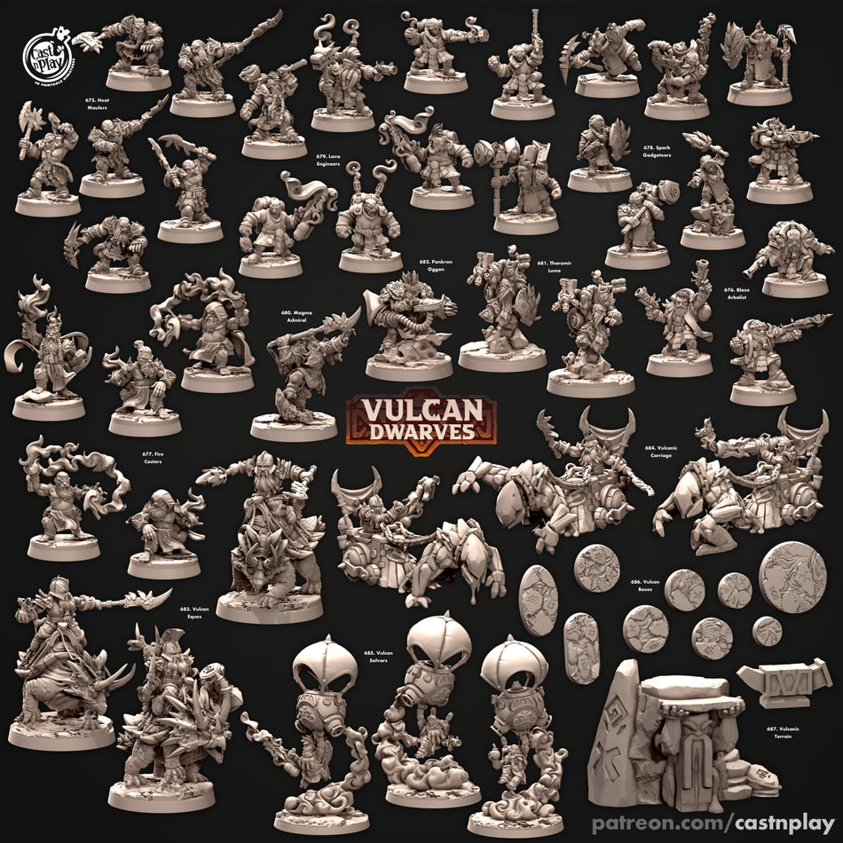 Magma Admiral - Vulcan Dwarves - Cast n Play