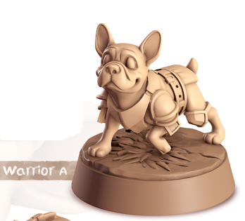 French Bulldog - Dogs - Fren - Animal Companions by Cornelia - Cast n Play