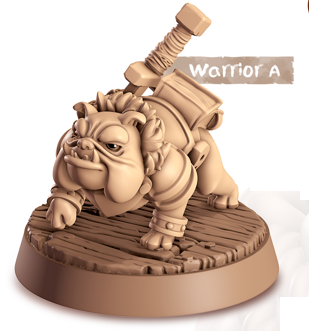 English Bulldog - Dogs - Ingsh - Animal Companions by Cornelia - Cast n Play