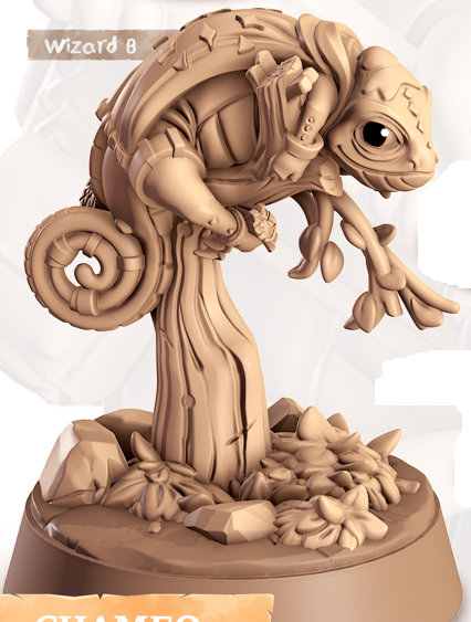 Chameleon - Climbers - Chameo - Animal Companions by Cornelia - Cast n Play